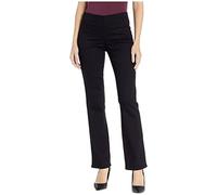 NYDJ Damen Marilyn Straight Zum Überziehen Jeans, Schwarz, 40