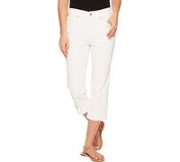 NYDJ Damen Petite Marilyn Crop Cuff Jeans, Optic White, 36 Zierlich