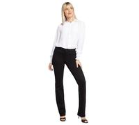 NYDJ Damen Petite Size Marilyn Straight Leg Jeans, schwarz, 44 Zierlich