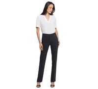 NYDJ Damen Schmale Hose mit Ponte-Strick | Büro-Arbeitshose Jeans, Holzkohle/meliert, 34