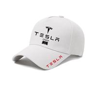 NYFDUAH Auto Kappe für Tesla Modelo 3/S/X/Y Baseballkappe Basecap Mütze Basecap Herren Kappe Verstellbar mit Auto Logo Baseball Cap,B