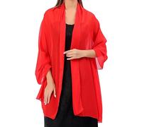 NYGGTYK 1 Chiffon-Schal, Abendschal Für Damen, Leichter Und Weicher Schal, Modischer Und Bezaubernder Schal, Accessoires Für Abendgarderobe, Geeignet Für Hochzeiten, Abendessen, Karneval