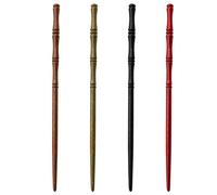 NYGGTYK 8 Stück Retro-Haarnadeln Aus Holz, Haarnadeln Aus Bambus, Haarnadeln Aus Bambus Für Frauen, Haarnadeln Aus Holz, Haarnadeln Für Langes Haar (Schwarz, Weiß, Braun, Dunkelgrün)