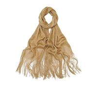 NYGGTYK 1 Stück Schal Gold Damen Schal Quaste Schal Bikini Sonnenschutz Schal Schal Glitzer Schal Abendkleid Schal Geeignet Für Abschlussball Party Hochzeit Abendessen Kleid Schal Schal