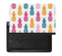 NYKVTG Reisepasshülle Ananas Reisepass Schutzhülle Geldbörsen Für Kreditkarten Ausweis Reisedokumente