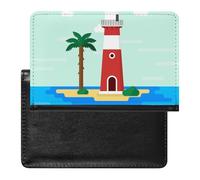 NYKVTG Reisepasshülle Leuchtturm Reisepass Tasche Reise Gadget Impfpass Hülle Für Damen Herren