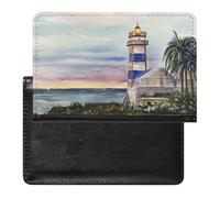 NYKVTG Reisepasshülle Leuchtturm Reisepass Tasche Reise Gadget Impfpass Hülle Für Damen Herren