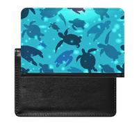 NYKVTG Reisepasshülle Schildkröten Reisepass Tasche Reise Gadget Impfpass Hülle Für Damen Herren