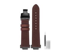Nylon & Kuhleder Uhrenarmband, Kompatibel Mit Casio G-Shock GA110 GA100 GA400 GA700 GBA-800 DW5600 G5600 GW5610, 16mm Ersatzarmband(Brown black folding)