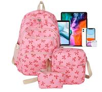 Nylon Lightweight Backpacks - Women Luggage & Travel Gear | Teen Girls School Backpack | Girls Cute Bookbags | Large Laptop Computer Back Pack | High School College Stylish Laptop Bags Women
