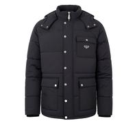 Winterjacke PHILIPP PLEIN "Gothic Plein", Herren, Gr. XXL, schwarz (02, schwarz), Obermaterial: 100% Polyester. Futter: 100% Polyester. Füllung: 100% Polyester, Jacken Winterjacke (26280141-XXL) 02, s