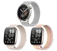 Nylon Uhrenarmbänder 22mm für Amazfit Bip 6/5/5 Unity/Amazfit Balance/GTR 4/Pro/3/Pro/2/47mm/Cheetah/Cheetah Pro Ersatz Armband für Herren Damen