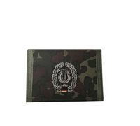 Nylongeldbörse, flecktarn, Musikkorps, Klettv., Ausweisf.