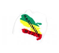 Nyls Création Martinique Mütze 972 Weiß Madinina Rasta-Look - Einheitsgröße - Weiß