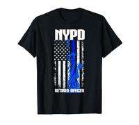 NYPD New York Police Department Freiheitsstatue im Ruhestand T-Shirt