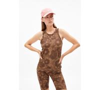 ARMEDANGELS NYRAA AUTUMN GARDEN - Frauen Slim Fit Top - beige XXL pale umber