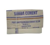 Nyuzi Blackwhite Upcycling Laptophülle 13/15 Zoll aus altem Zementsack Blau Simba Cement 15 zoll