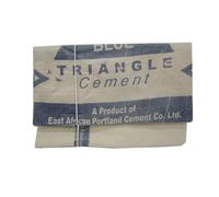 Nyuzi Blackwhite Upcycling Laptophülle 13/15 Zoll aus altem Zementsack Blau Triangle 15 zoll