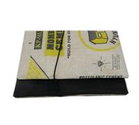 Nyuzi Blackwhite Upcycling Laptophülle 13/15 Zoll aus altem Zementsack Gelb Mombasa Cement 13 zoll