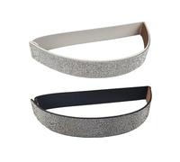 NyxSeat 2 Stück Strass-Damengürtel, Verstellbarer Gürtel, Taillenschmuck Aus Kunstlederlegierung, Kristallgürte