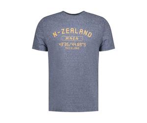 NZA 26CN720NM/L T-Shirt - Dunkelblau / Print - L