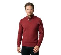 New Zealand Auckland (NZA) Pullover Mocker Conor Melange Cherry Red - Größe L Rot L