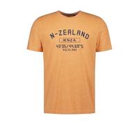 nza new zealand auckland - Shirts Männlich fresh mandarine melange - Gr. - XL