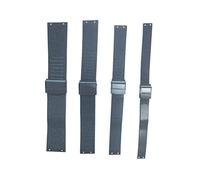 NZZXTO Replacement Stainless Steel Watch Band for Skagen Bering Unisex Watches with Screw，Fits More Sizes （14mm Deep Blue Hole pitch 7mm