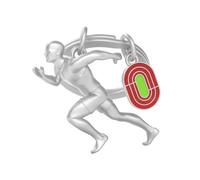 O meta[l]morphose METALMORPHOSE - 3D Metall Schlüsselanhänger Leichtathletik - Sportleidenschaft - Geschenk für Mann, Geschenk für Frau - MTM322-01
