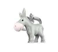 METALMORPHOSE Esel-Schlüsselanhänger MTM132-01 Einheitsgröße Grau Modern