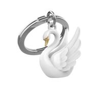 O meta[l]morphose METALMORPHOSE - Schlüsselanhänger Schwan - eleganter Schlüsselanhänger - originelles Accessoire - Geschenk für Damen - MTM143-01