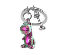 O meta[l]morphose Metalorphose MTM225-03 Schlüsselanhänger Dinosaurier mit Knochen, mehrfarbig, one size