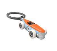 O meta[l]morphose Metalorphose Schlüsselanhänger Flitzer Vintage - MTM238-01, blau/orange, one size