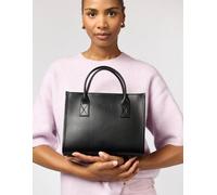 O MY BAG JACKIE MIDI Webbing Strap Black Classic Leather