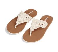 O NEILL Damen Ditsy Crochet Sandalen weiss 38