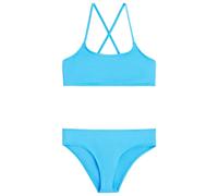 Bandeau-Bikini O'NEILL "ESSENTIALS BRALETTE BIKINI SET", Mädchen, Gr. 128 (122), N-Gr, daydreaming, Obermaterial: 92% Polyester, 8% Elasthan, Bikini-Sets, feste Träger, herausnehmbare Pads ab Größe 14