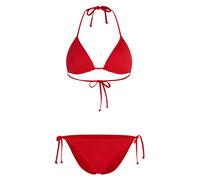 Triangel-Bikini O'NEILL "ESSENTIALS CAPRI BONDEY BIKINI SET", Damen, Gr. 44, N-Gr, rot (rot coat), Obermaterial: 85% Polyamid, 15% Elasthan, Bikini-Sets Triangel-Bikini (13568551-44) rot coat