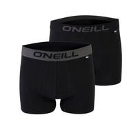 O'Neill Herren Basic Boxer-Short | Sport-Unterwäsche für alle Anlässe im 2er Set | Schwarz XXL
