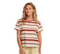 Beige O´Riginals O´neill O´riginals Boxy Stripe Short Sleeve T-shirt Beige XS Frau