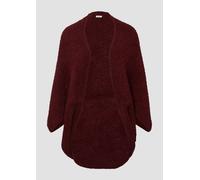 O-Shape-Poncho aus Bouclé-Strick ONESIZE rot 2172820.3902.ONESIZE