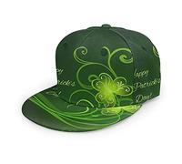 Oaieltj Unisex Baseball Cap Herren Damen Einstellbare Snapback Trucker Hat Mode Hip-Hop Baseball Cap, St. Patricks Day Kleeblätter, One size
