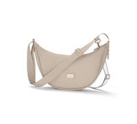 OAK25 Crossbody Bag Damen & Herren Beige - Every Day Half Moon Bag - Umhängetasche im Halbmond Stil - Reflektierende Fahrrad Bauchtasche - Wasserabweisend