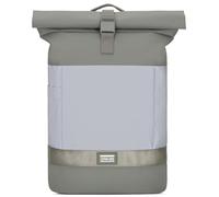 OAK25 Rolltop Rucksack Damen & Herren Grün - Commute M - Reflektierender Fahrradrucksack - Hohe Sichtbarkeit & Sicherheit - Fahrrad Daypack mit Laptop Fach - Wasserabweisend