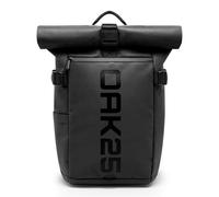 OAK25 Rucksack Luminite Rolltop Lite mit Laptopfach 16 Zoll Black