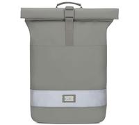 OAK25 Rucksack Damen & Herren Grün - Every Day Rolltop - Reflektierender Fahrradrucksack - Hohe Sichtbarkeit & Sicherheit - Fahrrad Daypack mit Laptop Fach - Wasserabweisend