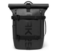 OAK25 Rucksack Luminite Rolltop mit Laptopfach 16 Zoll Black