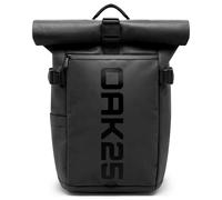 OAK25 Rucksack Luminite Rolltop Lite mit Laptopfach 16 Zoll Black