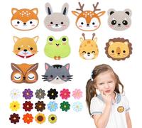 OAKENCREST Flicken zum Aufbügeln Kinder 26 Stück, Patches zum Aufbügeln, Bügelflicken Kinder, Bügelbilder, Aufnäher zum Aufbügeln, Aufbügelflicken, DIY-Zubehör, für T-Shirt Rucksäcke Jeans