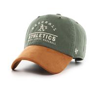 47 Mlb Athletics Windham Suede Clean Up Kappe One Size Bottle Green
