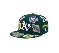 Oakland Athletics All Over Limited Edition New Era MLB 59FIFTY Cap Grün - 7 5/8